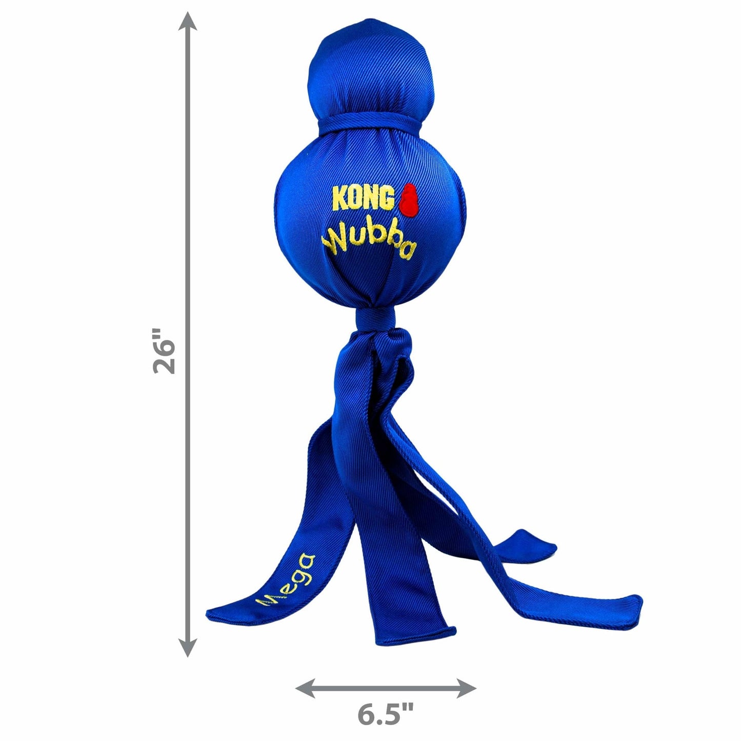 KONG Wubba Dog Toy – Interactive Squeaky Tug & Fetch Toy for Dogs (Assorted Colors, 1 Count)