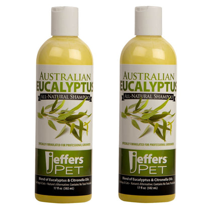 Jeffers Australian Eucalyptus All-Natural Dog Shampoo - Aids in Repelling Fleas, Ticks, Flies & Mosquitos