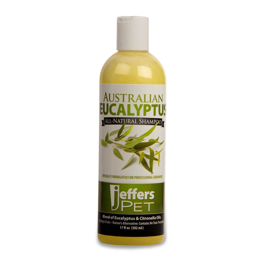 Jeffers Australian Eucalyptus All-Natural Dog Shampoo - Aids in Repelling Fleas, Ticks, Flies & Mosquitos