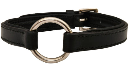 Jeffers Premium Padded Black Leather Dog Collars