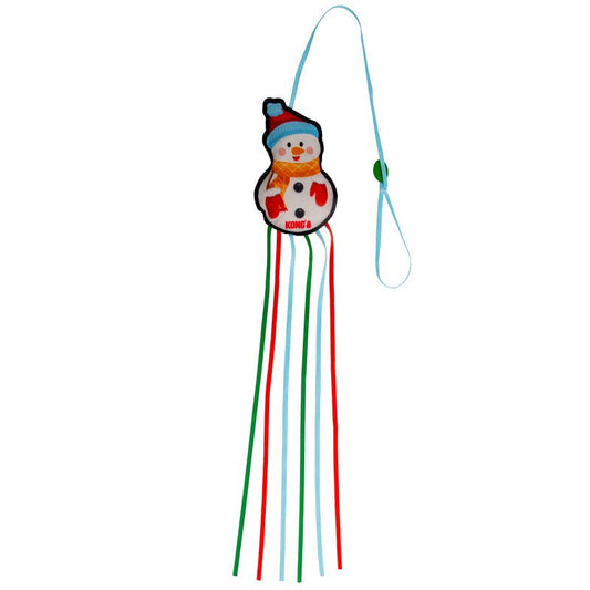 KONG Holiday Snowman Teaser Catnip Cat Toy