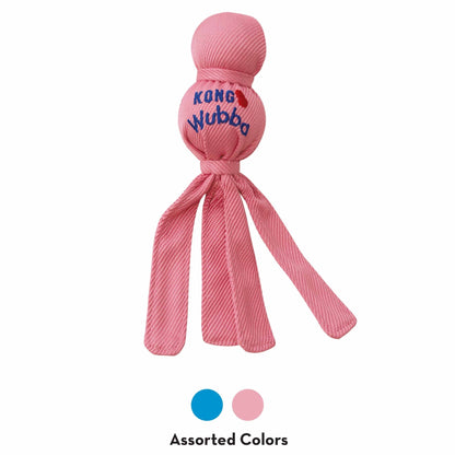 KONG Wubba Dog Toy – Interactive Squeaky Tug & Fetch Toy for Dogs (Assorted Colors, 1 Count)
